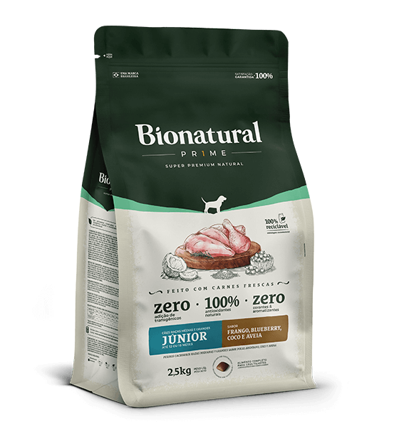 Bionatural Prime Perros Cachorros Razas Medianas y Grandes Sabor Pollo