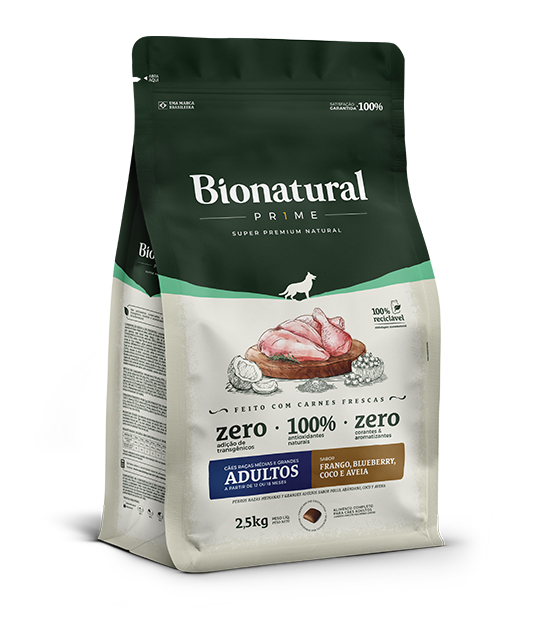 Bionatural Prime Perros Razas Medianas y Grandes Adultos Sabor Pollo