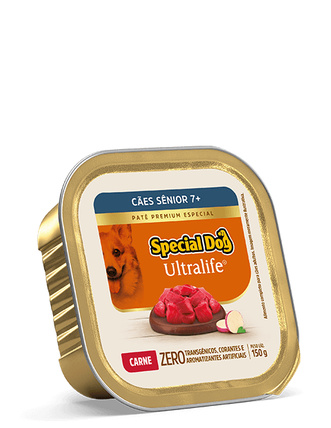 PATÊ SPECIAL DOG ULTRALIFE SÊNIOR SABOR CARNE