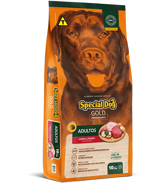 Special Dog Gold Performance Adultos Carne E Frango